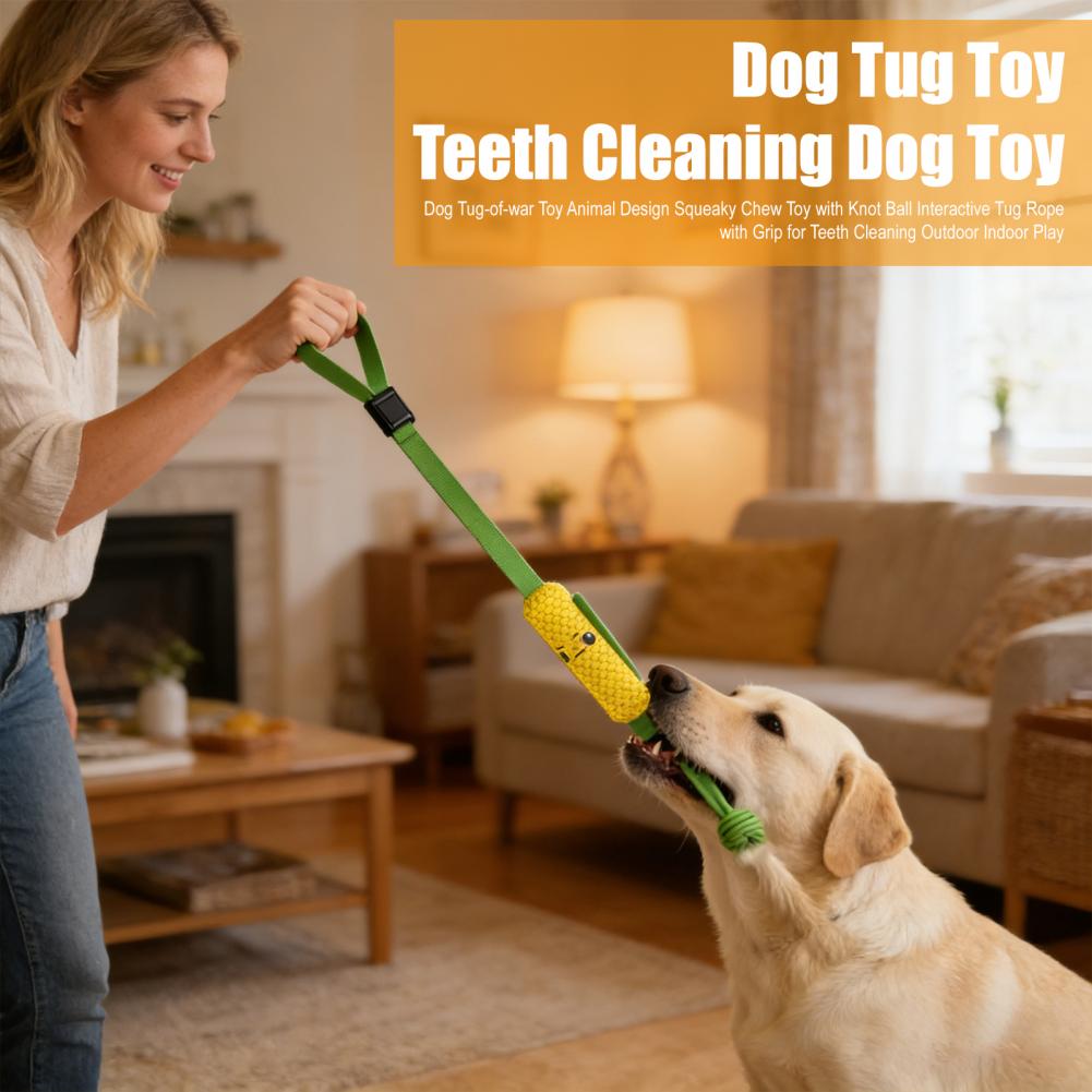 Suction Cup Dog Tug Toy - サメ型ロープタグトイ（吸盤付き）：子犬や小型犬用の鳴き笛入りインタラクティブ噛むおもちゃ - 安全に固定できるマウントでセルフプレイ＆歯固めに最適