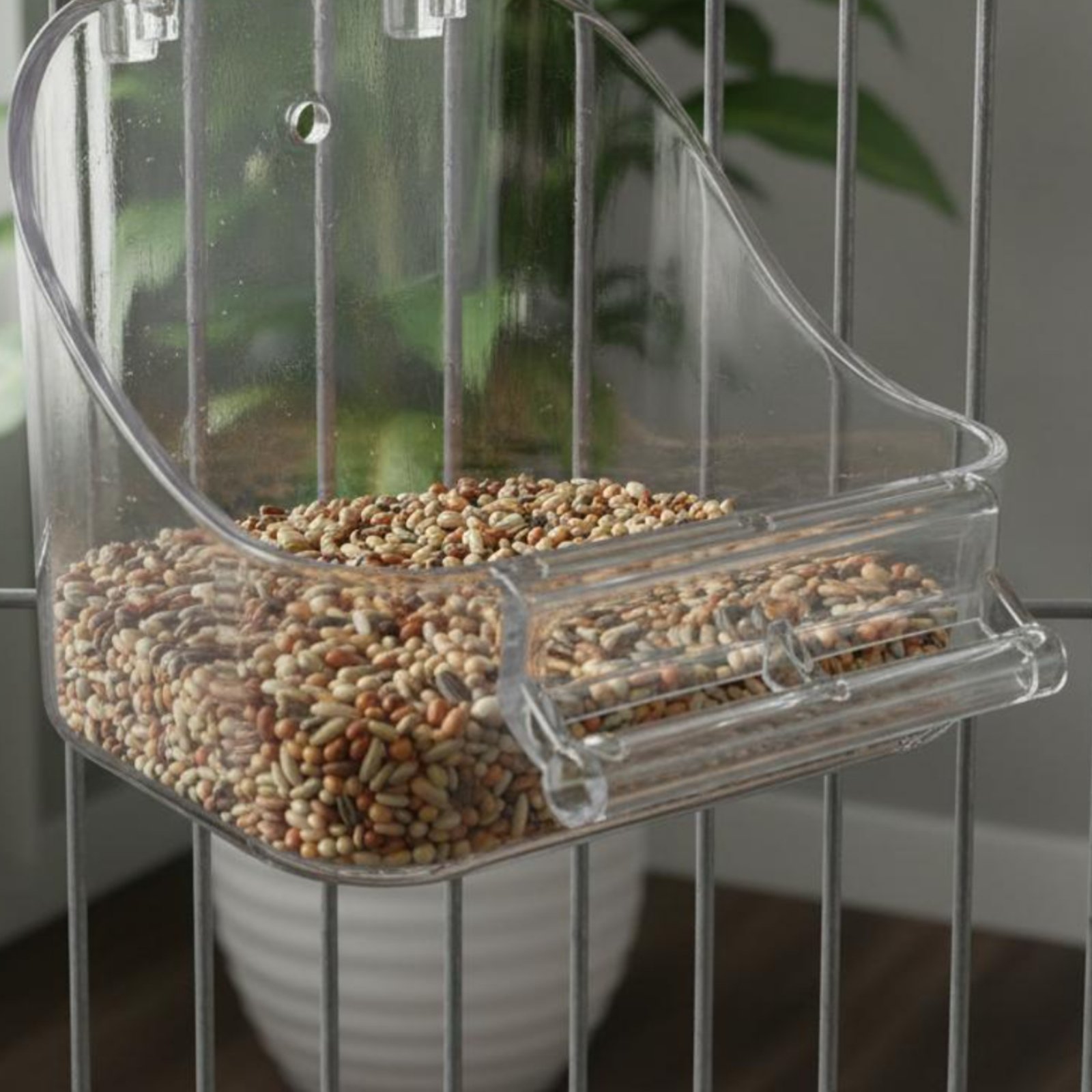 Pet Feeders - 鳥用フードボウル 取り外し可能なエンクロージャー付き フードボウル 小型ペット用バスタブ お手入れ簡単 鳥用フィーダーカップ