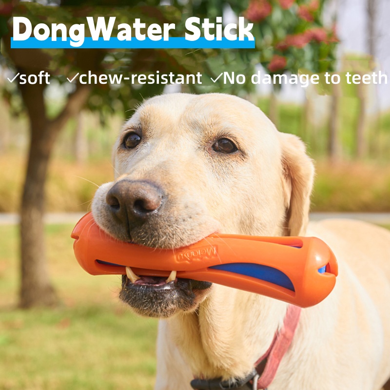 Indestructible Dog Chew Toy - 破壊不可能なフローティングドッグチュウトイ TPR EVA 耐久性のある噛むおもちゃ 犬用歯磨き フェッチスティック