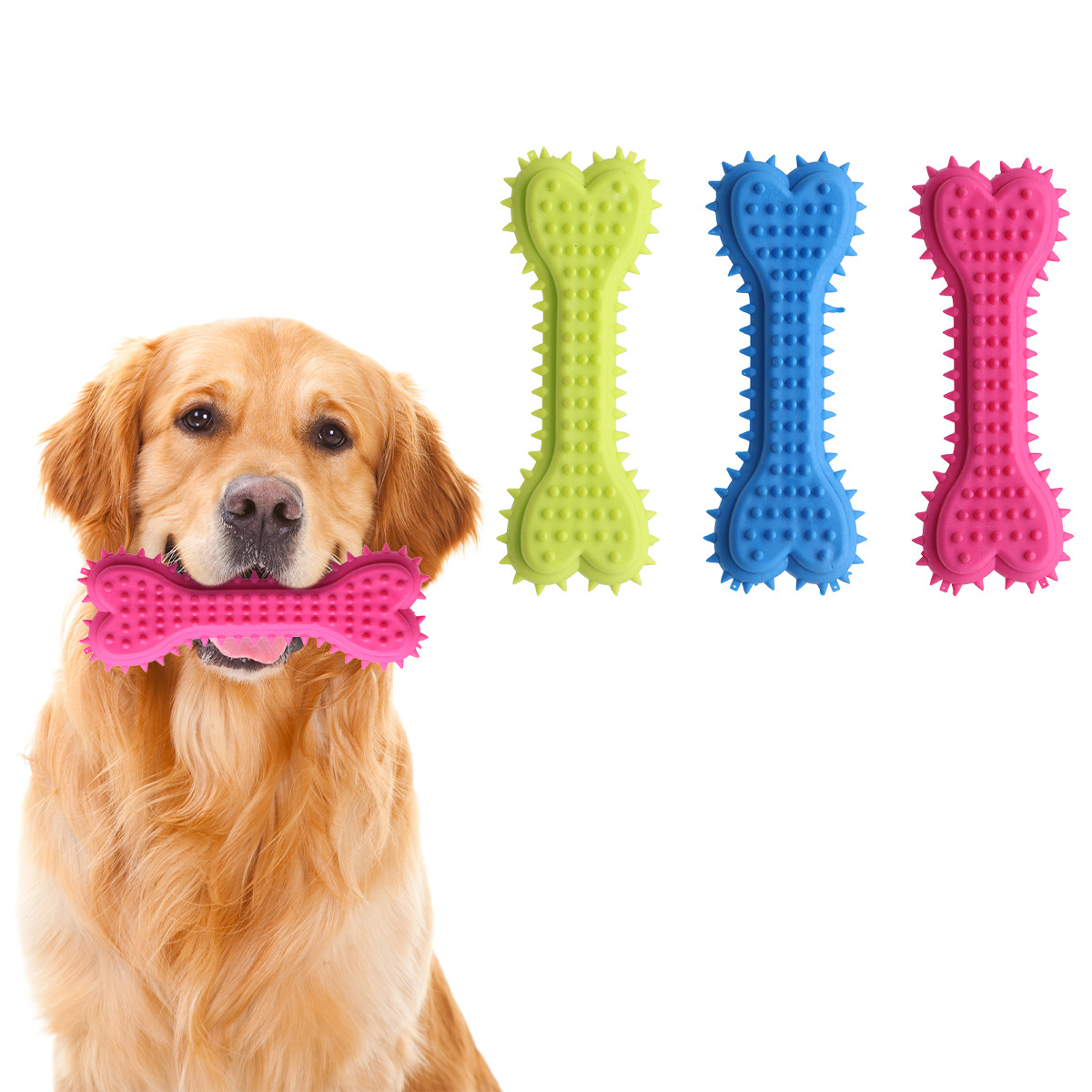 Indestructible Dog Chew Toy - 犬のおもちゃ小型犬用壊れにくい犬のおもちゃ歯のクリーニング咀嚼トレーニングおもちゃペット用品