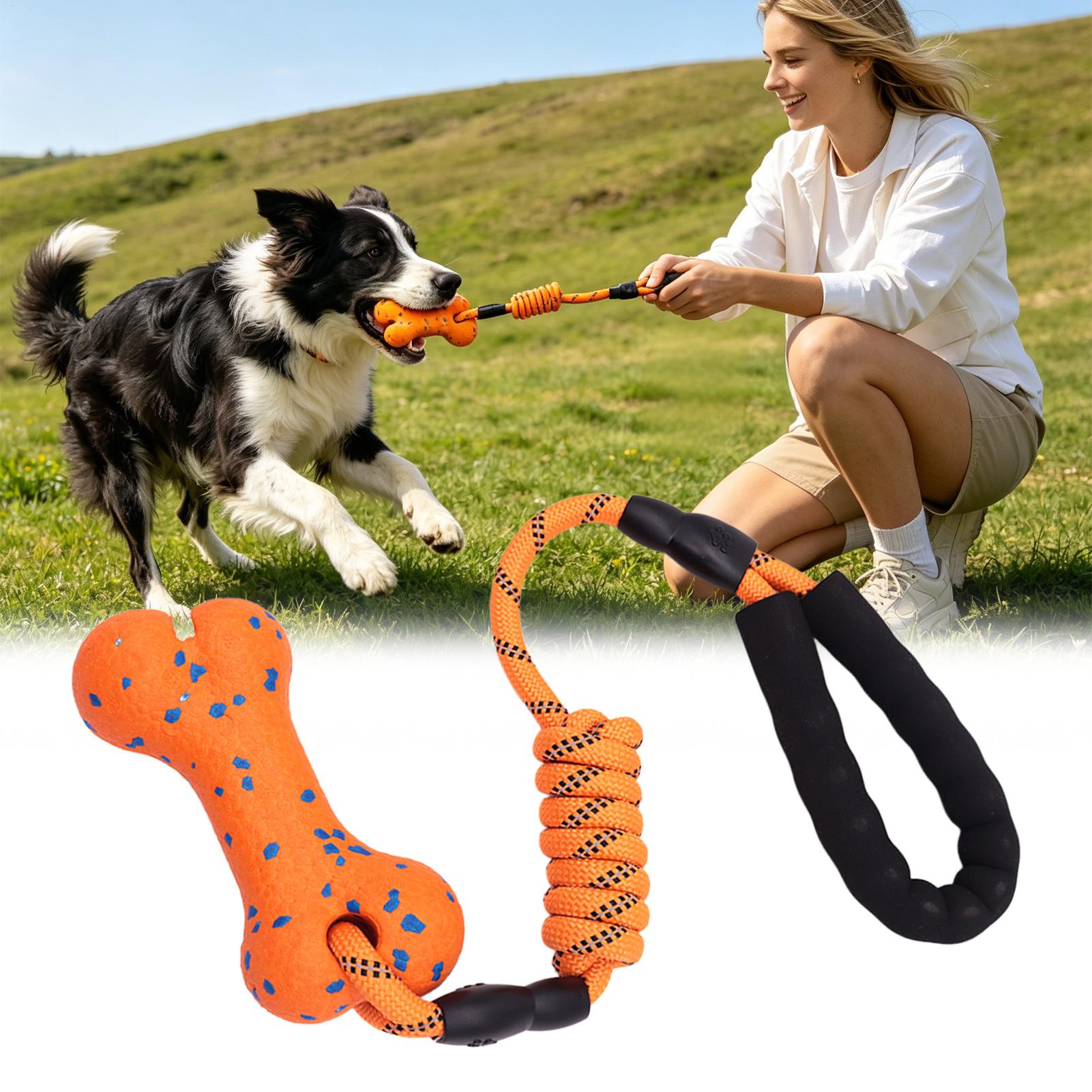 Dog Rope Toy Aggressive Chewers - ロープおもちゃ歯固めボーンペット用品頑丈な犬用ロープおもちゃ小型犬中型犬大型犬用噛む力の強い犬用おもちゃフェッチ遊び退屈解消トレーニング