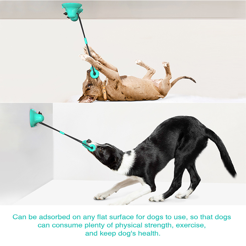 Dog Rope Toy Aggressive Chewers - 二重吸盤付き犬用噛むおもちゃ、破壊不可能なインタラクティブデンタルロープトイ、攻撃的な噛み癖のある犬用