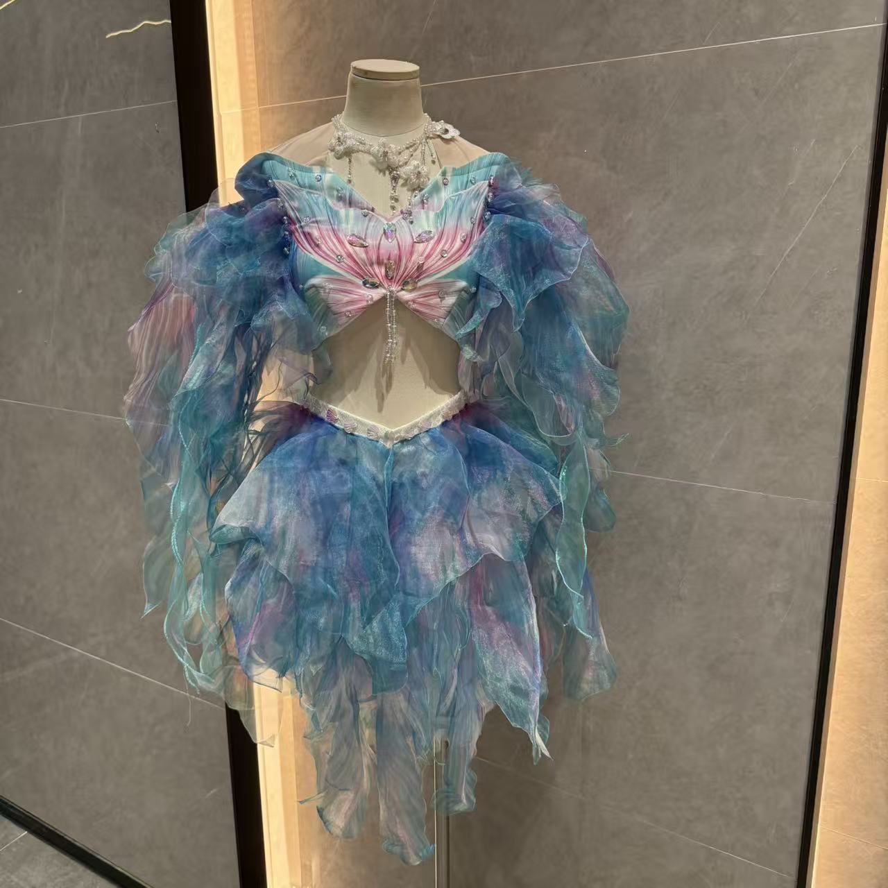 Aquarium - マーメイドウォーターダンススカートプリンセスドレス水槽水中ダイビングビーチ写真撮影水着