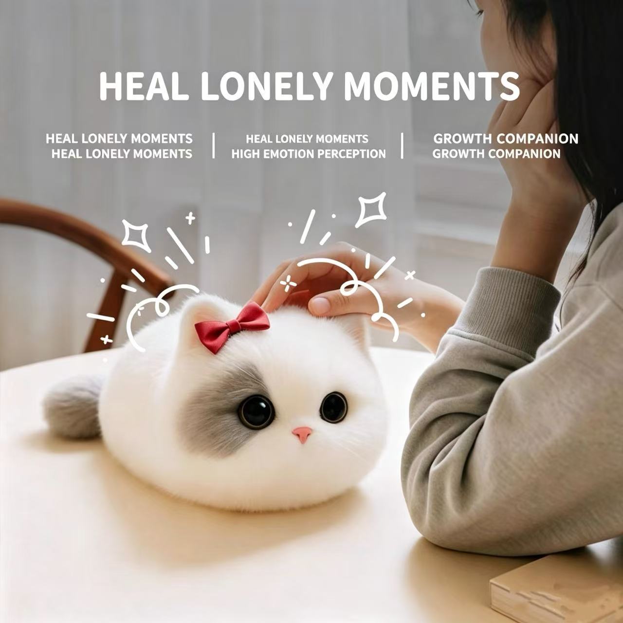 Dog Toys - ワルル AIキュートペットは、女の子や子供に適した感情表現豊かなおもちゃで、ぬいぐるみ犬の玩具を模したものです。