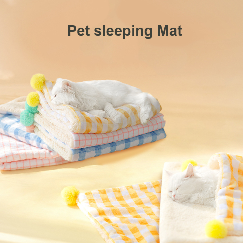ペットブランケット ソフトプラッシュスリーピングマット 猫犬 - Pet Beds のレビューと価格