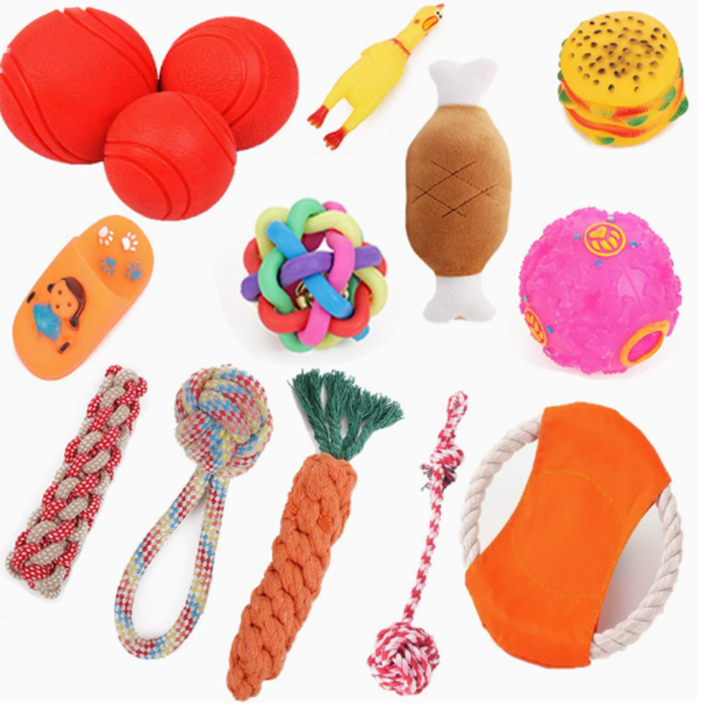 ペット犬用おもちゃと用品、フリスビー、ペットボール、子犬用お - Interactive Squeaky Plush Dog Toy のレビューと価格