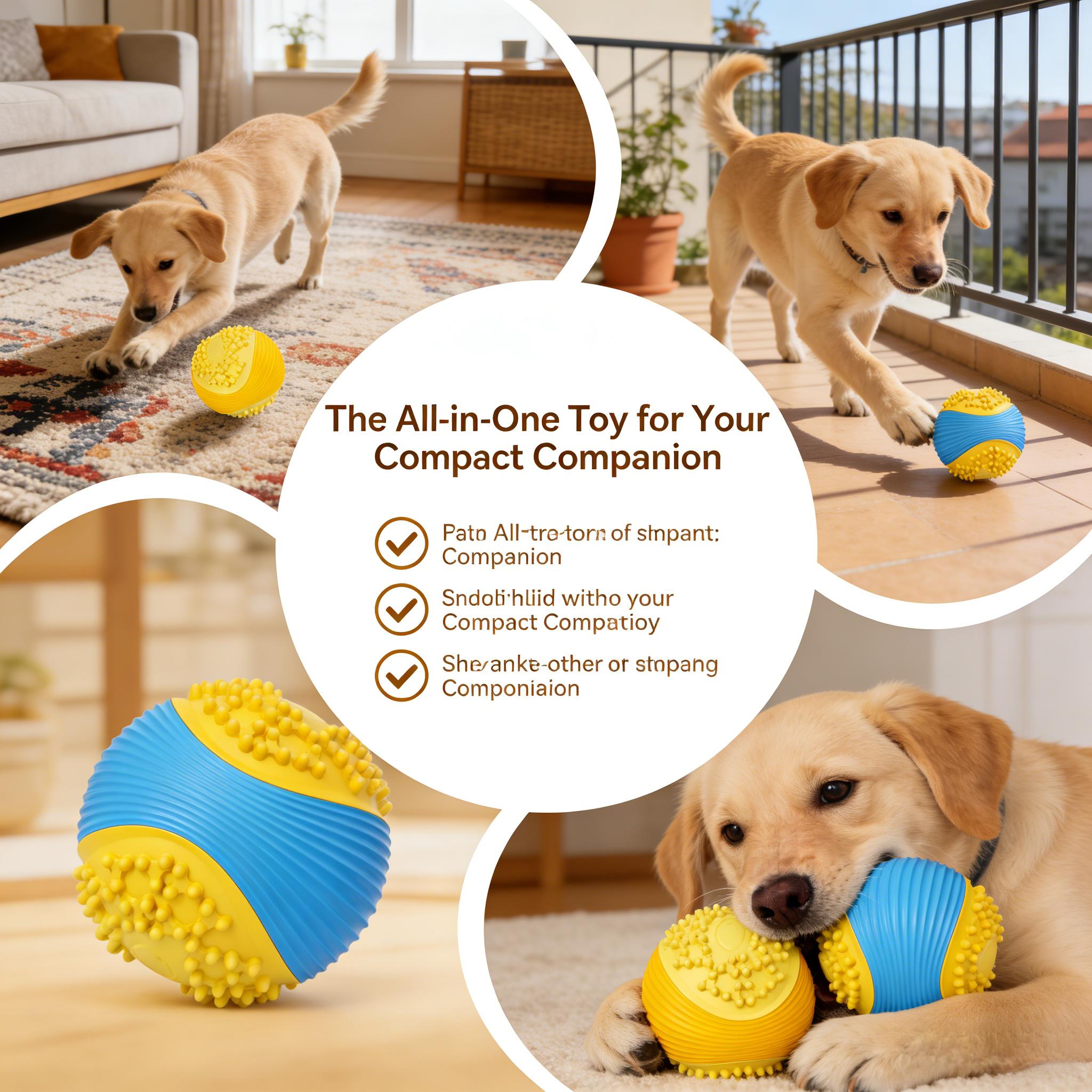 壊れない犬用鳴き笛ボールおもちゃ、頑丈なTPR噛むおもちゃ（ - Interactive Squeaky Plush Dog Toy のレビューと価格