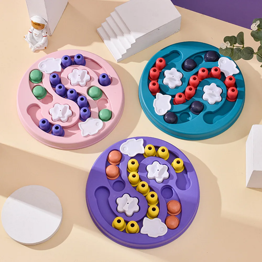 子犬 IQ フードディスペンサーゆっくり食べるノンスリップボ - Dog Puzzle Feeder Toy のレビューと価格