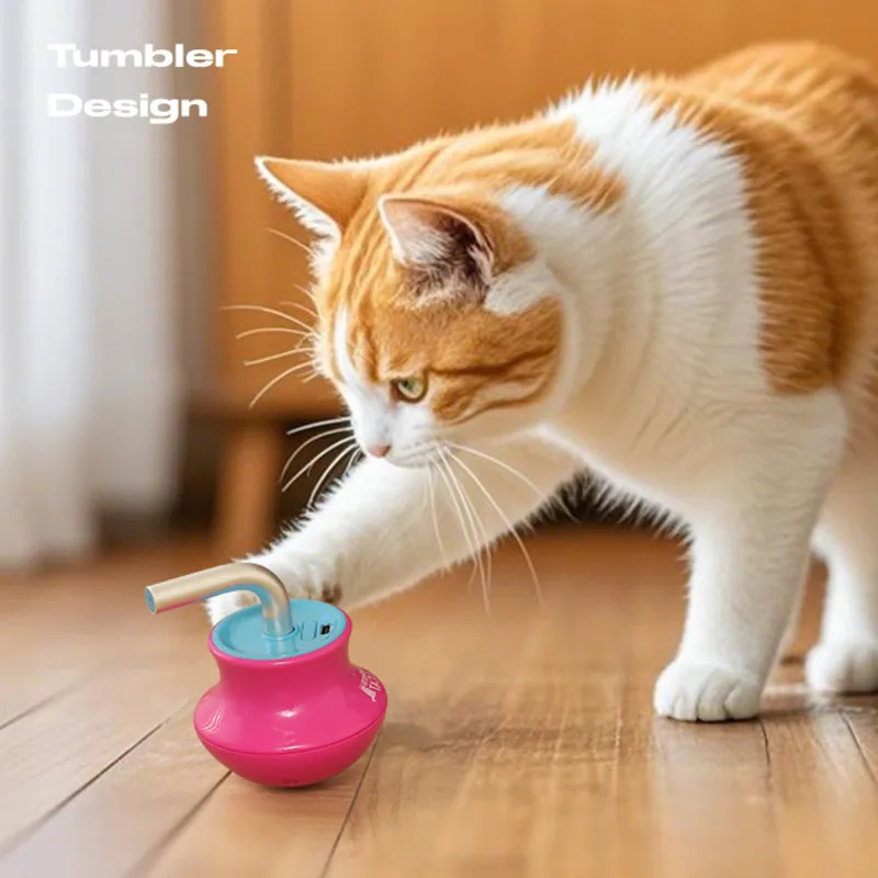 スマート自動レーザー猫のおもちゃ電気タンブラー USB 充電 - Laser Pointer Cat Toy Automatic のレビューと価格