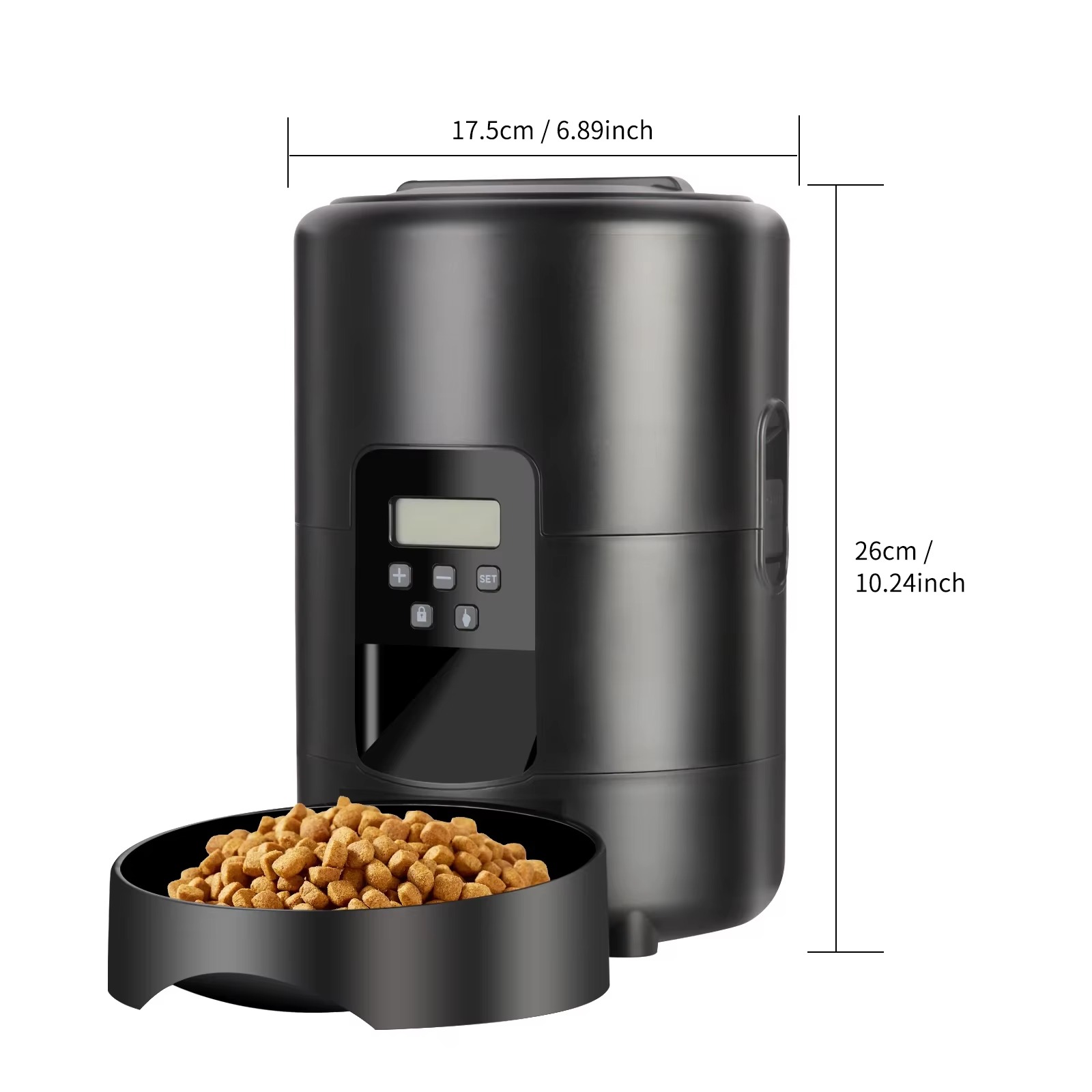 2L APP制御自動ペットフィーダーボタン式自動給餌器スマー - Pet Feeders のレビューと価格