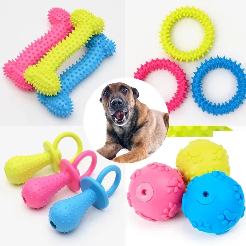 小型犬用犬用おもちゃ、壊れにくい犬用おもちゃ、歯磨き用噛むお - Indestructible Dog Chew Toy のレビューと価格