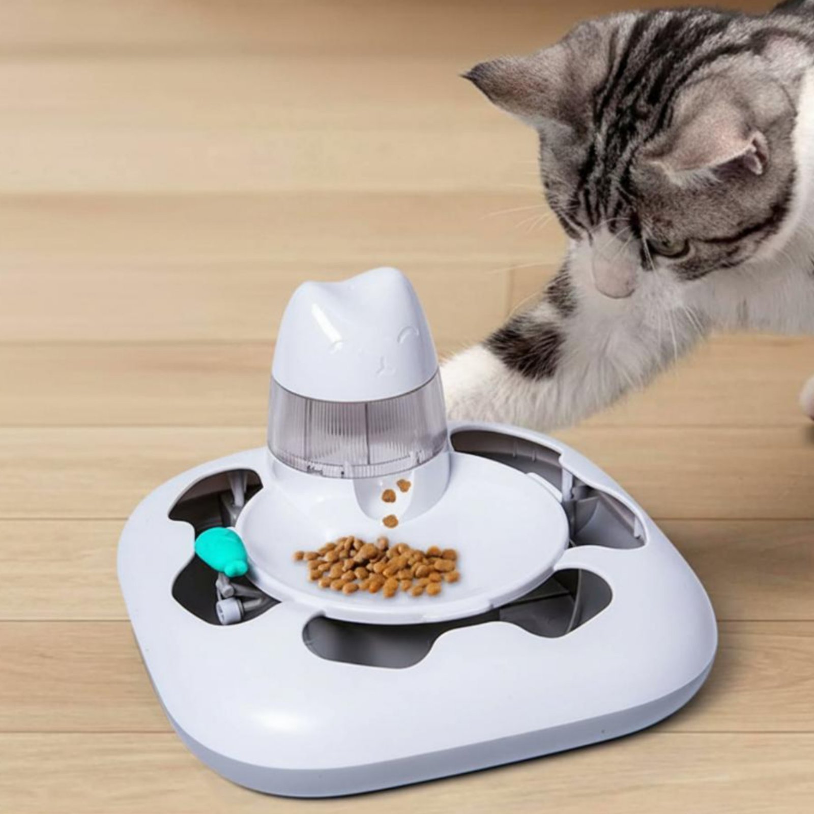 猫狩猟ゲームマシンインタラクティブプレイ自動猫用おもちゃ電子 - Cat Toys のレビューと価格