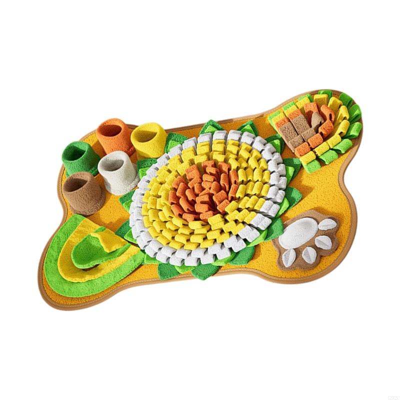 G92C ペット犬スナッフルマット猫犬トレーニングブランケッ - Snuffle Mat For Dogs のレビューと価格