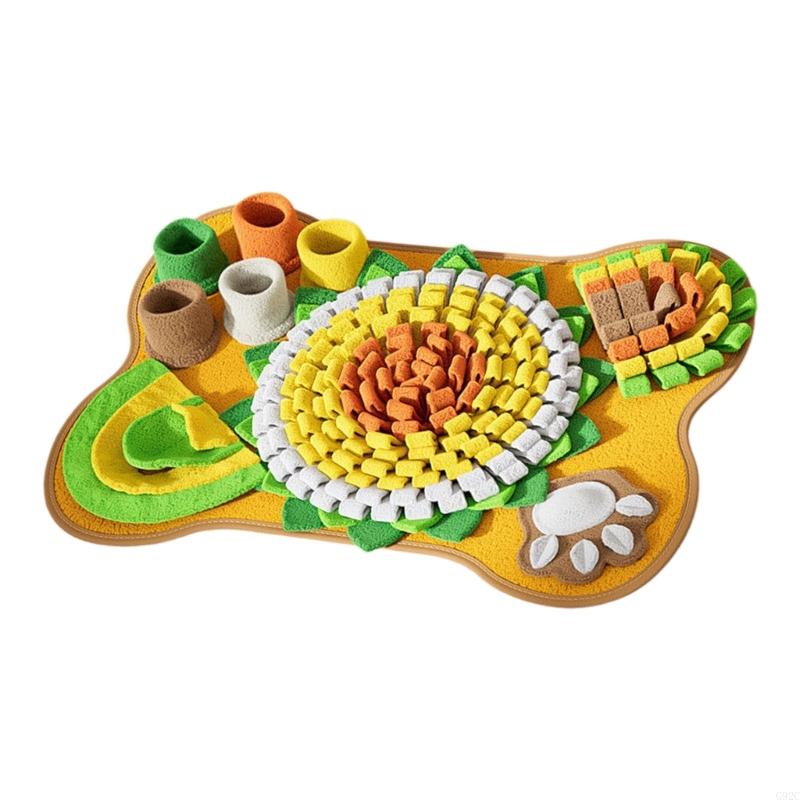 G92C ペット犬スナッフルマット猫犬トレーニングブランケッ - Snuffle Mat For Dogs のレビューと価格