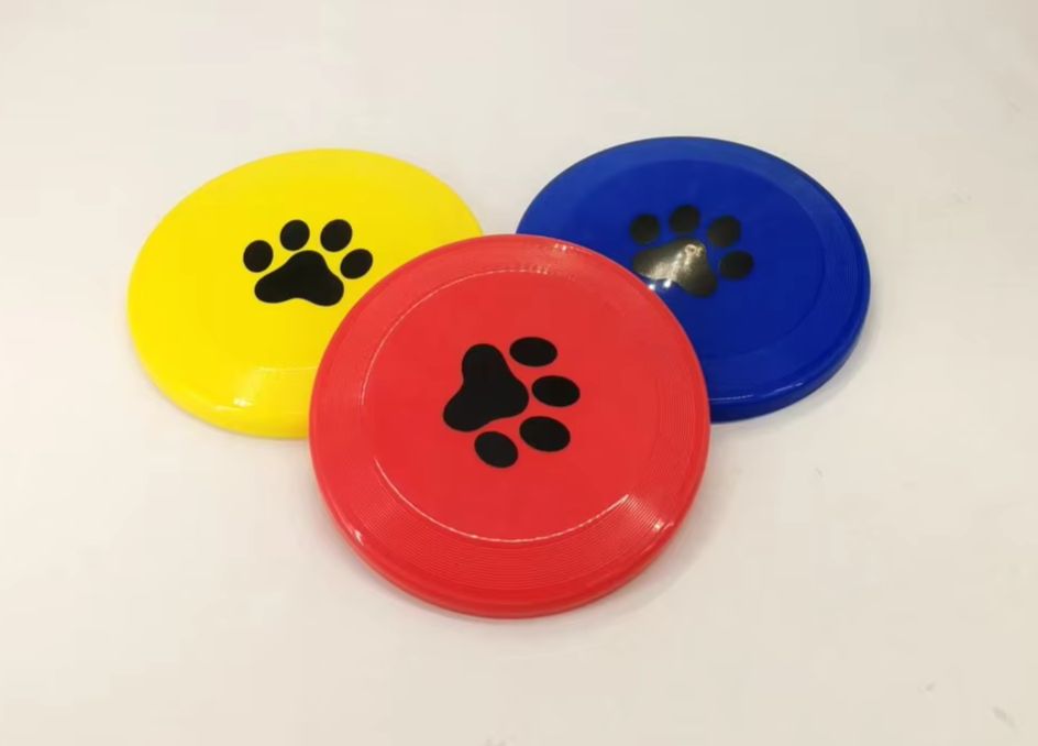 硬質プラスチック製犬用フリスビー 肉球型滑り止めフライングデ - Flying Disc Dog Training Toy のレビューと価格