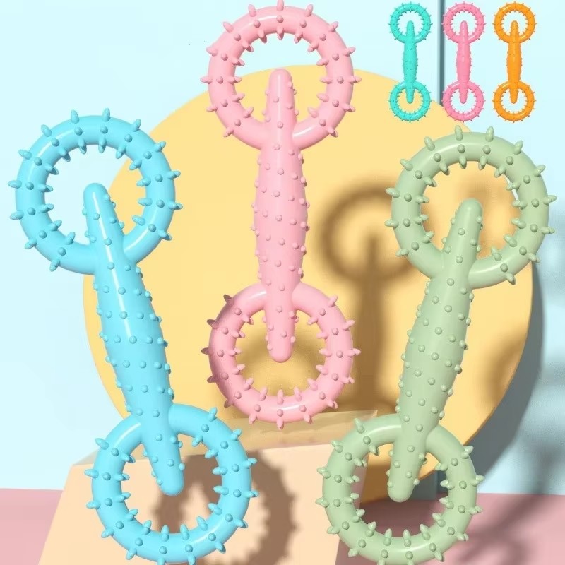 ペットプルリング子犬用噛むおもちゃ犬用プルリングおもちゃイン - Suction Cup Dog Tug Toy のレビューと価格