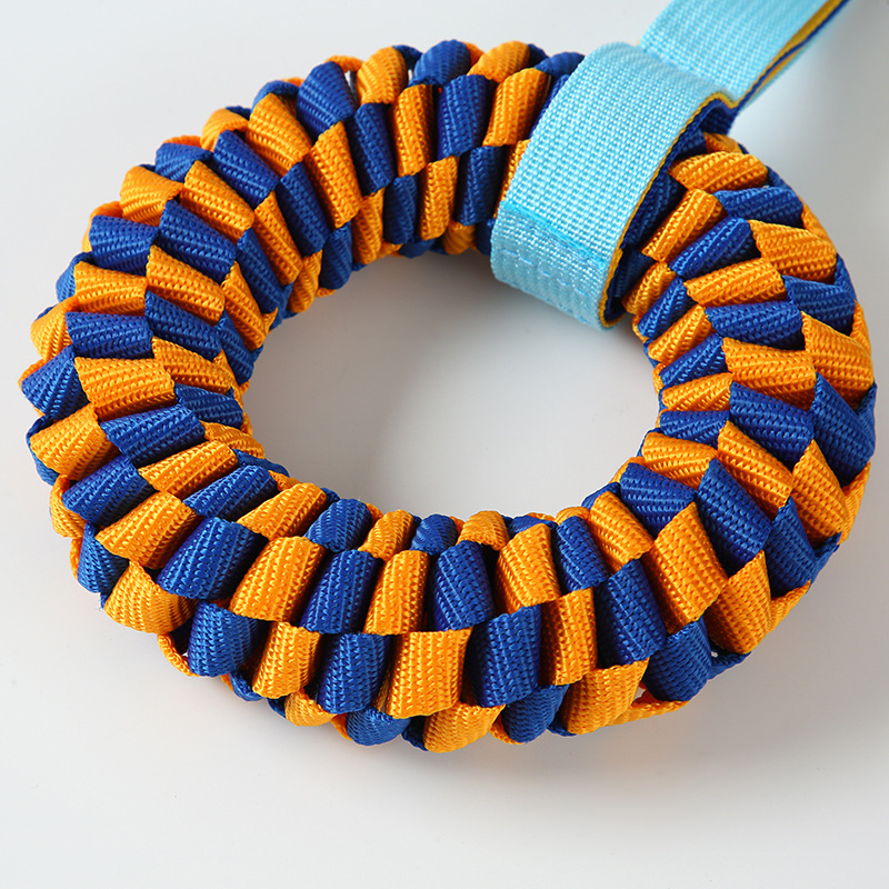 壊れない犬用噛むおもちゃドーナツ、攻撃的な噛みつきをする犬の - Dog Rope Toy Aggressive Chewers のレビューと価格