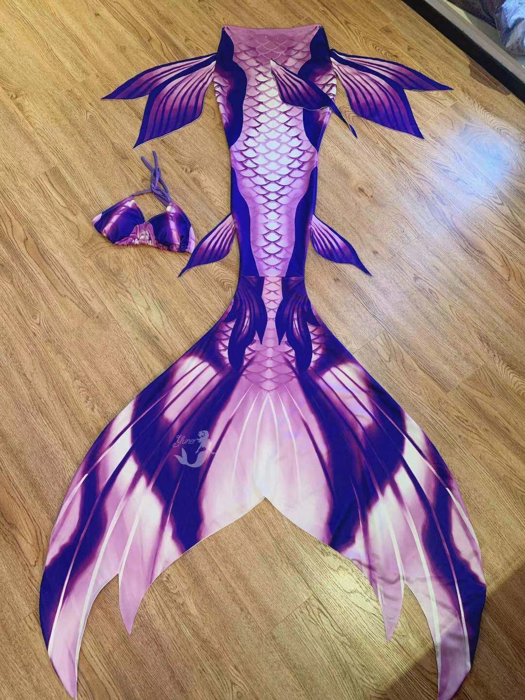 マーメイドテール水着水族館撮影パフォーマンス魚皮グリッター大 - Aquarium のレビューと価格