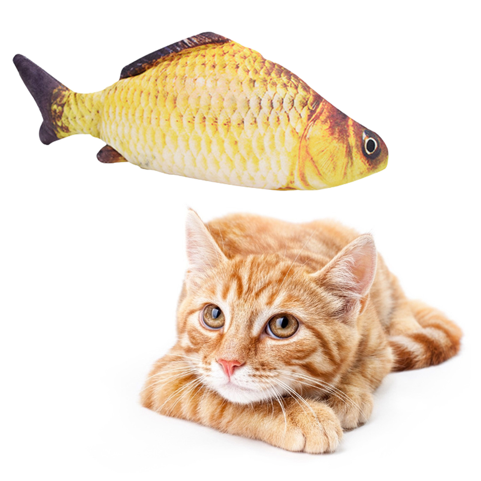 猫のおもちゃ 魚 USB充電式 電動フロッピーフィッシュ 猫 - Electric Floppy Fish Dog Toy のレビューと価格