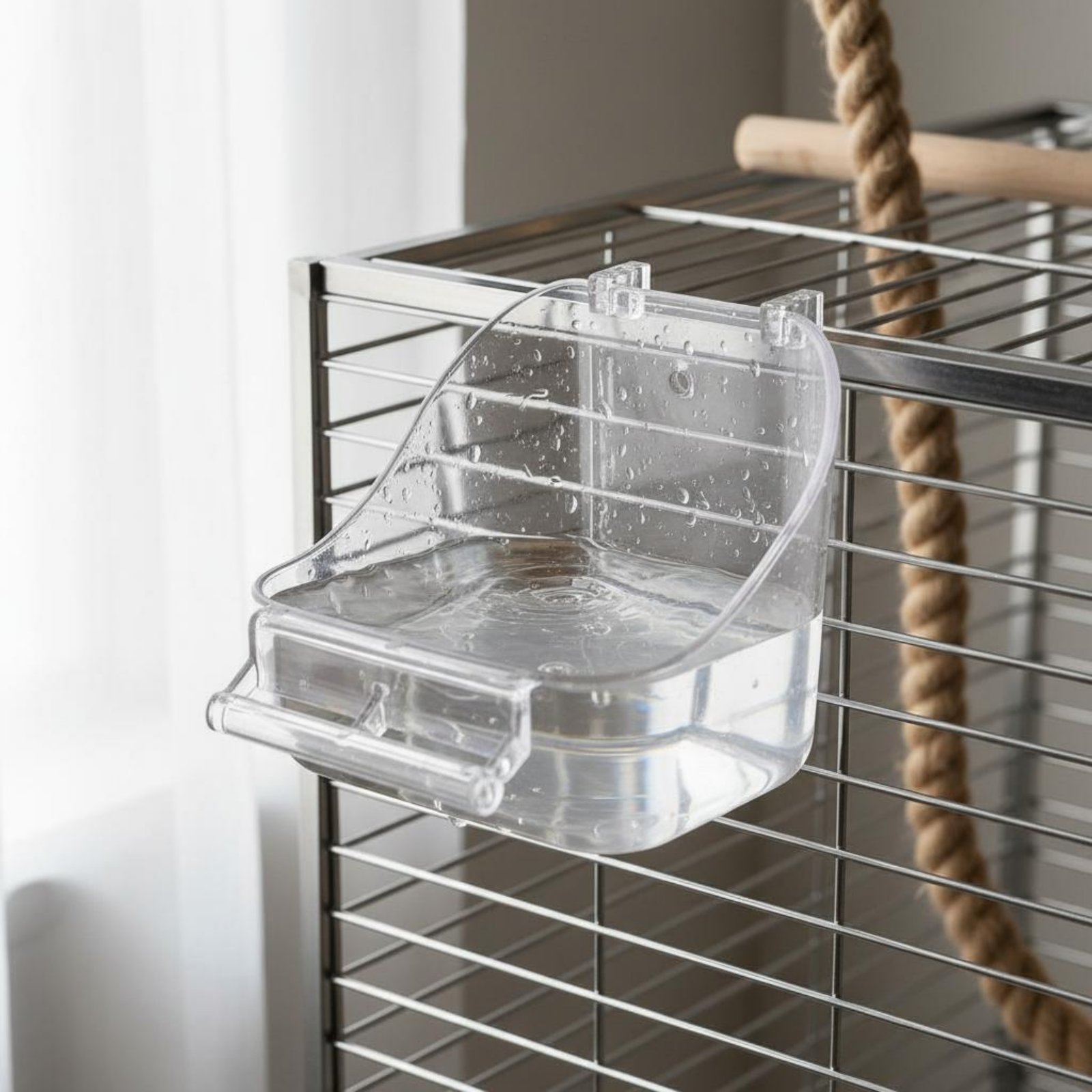 鳥用フードボウル 取り外し可能なエンクロージャー付き フード - Pet Feeders のレビューと価格
