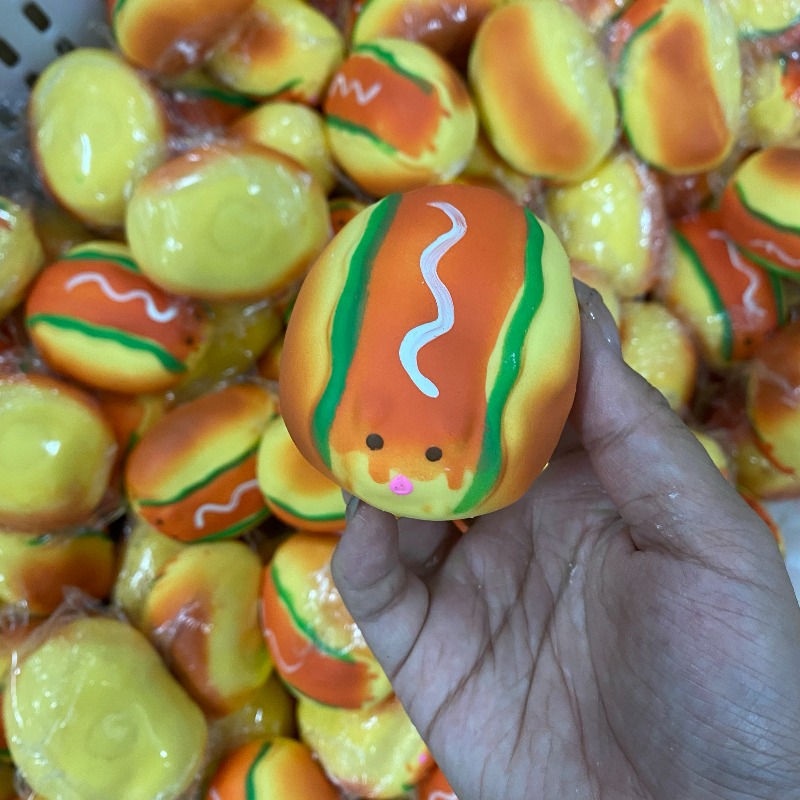 手作りボール型スクイーズおもちゃ　カリカリ豚肉ホットドッグソ - Dog Toys のレビューと価格