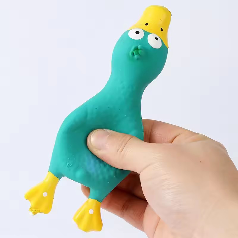 かわいい犬のきしむおもちゃ ラテックス 鶏の形 耐久性のある - Interactive Squeaky Plush Dog Toy のレビューと価格