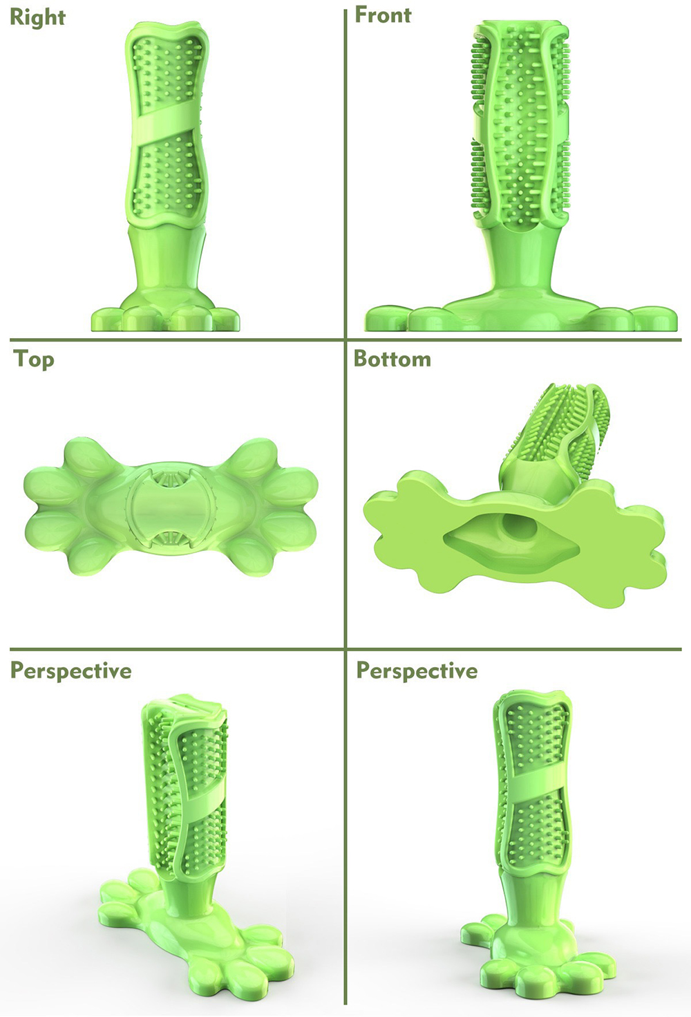 インタラクティブなゴム製咬傷防止噛むおもちゃ,ペット,大小の - Rubber Treat Dispensing Dog Toy のレビューと価格