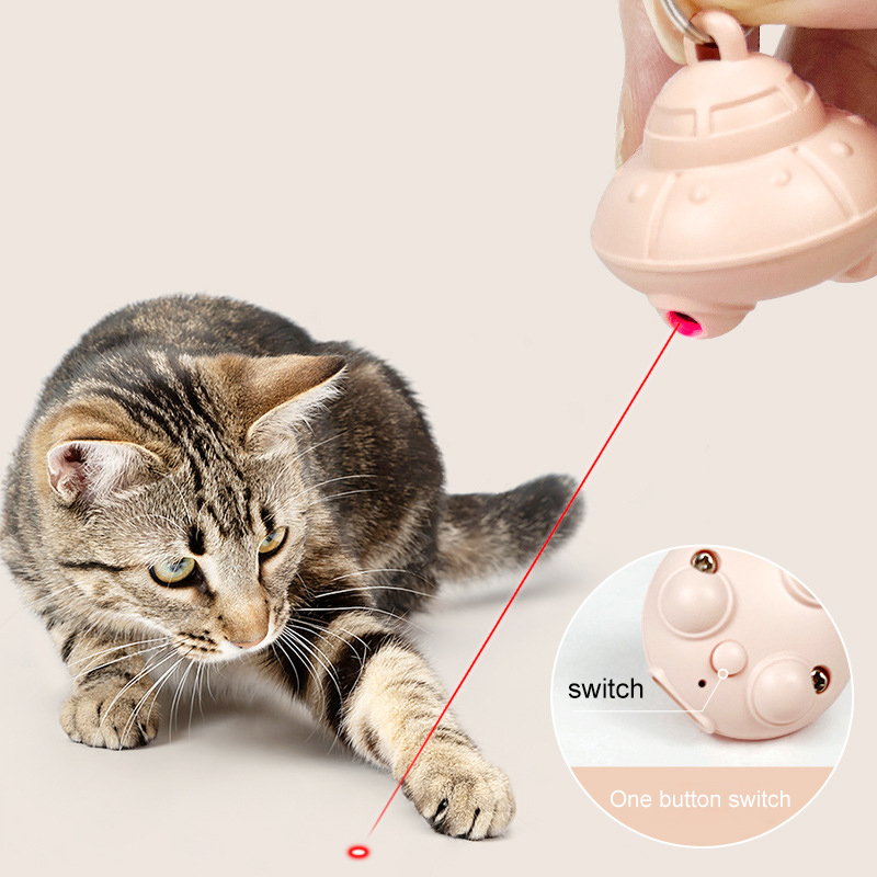 猫用レーザーポインターおもちゃ、猫用首輪、自動インタラクティ - Laser Pointer Cat Toy Automatic のレビューと価格