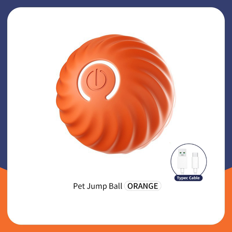 USB充電式自動跳ねるペットボール、犬猫子犬用インタラクティ - Automatic Moving Dog Ball のレビューと価格