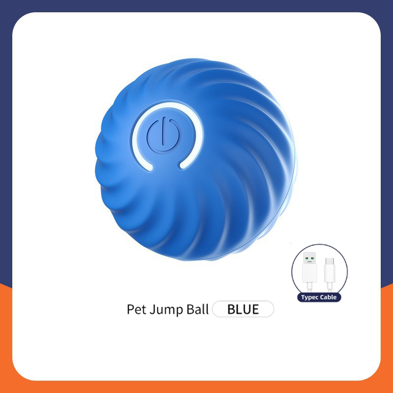 USB充電式自動跳ねるペットボール、犬猫子犬用インタラクティ - Automatic Moving Dog Ball のレビューと価格