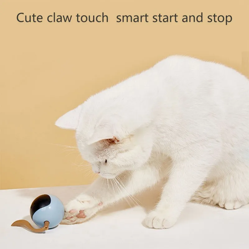 インタラクティブ猫ボールおもちゃ USB 充電式自動移動ロー - Automatic Moving Dog Ball のレビューと価格