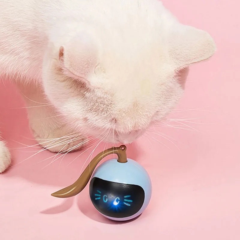 インタラクティブ猫ボールおもちゃ USB 充電式自動移動ロー - Automatic Moving Dog Ball のレビューと価格