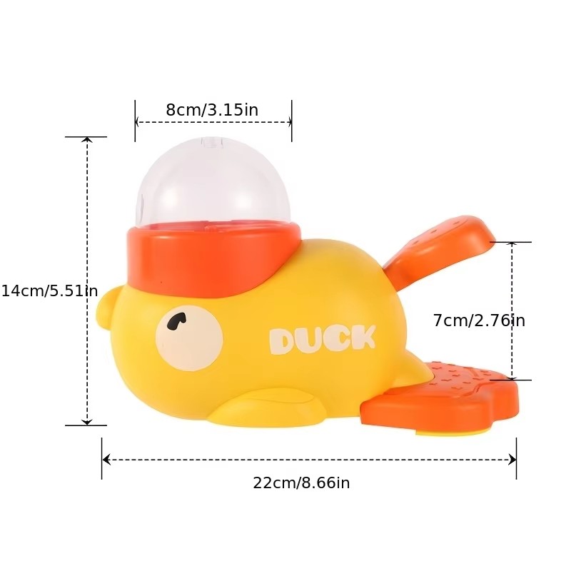 漫画のアヒルの形をしたインタラクティブなペットトレーナーおも - Dog Puzzle Feeder Toy のレビューと価格