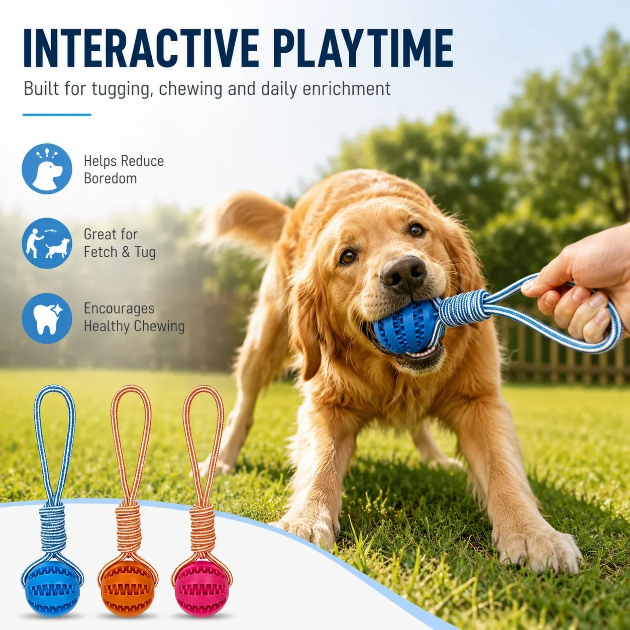 漏れやすいゴム製犬用ボールおもちゃ、歯磨き用インタラクティブ - Rubber Treat Dispensing Dog Toy のレビューと価格