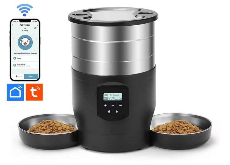 4.5L自動スマートペットフィーダー、時間指定・定量給餌、W - Pet Feeders のレビューと価格
