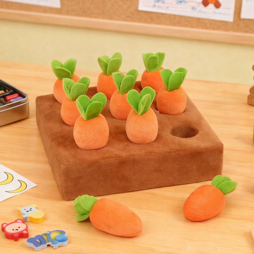 ストレス解消用キャロット型嗅覚マット、取り外し可能なキャロッ - Dog Puzzle Feeder Toy のレビューと価格