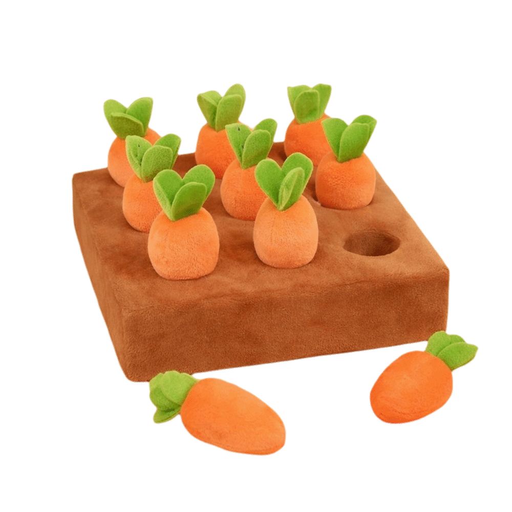 ストレス解消用キャロット型嗅覚マット、取り外し可能なキャロッ - Dog Puzzle Feeder Toy のレビューと価格