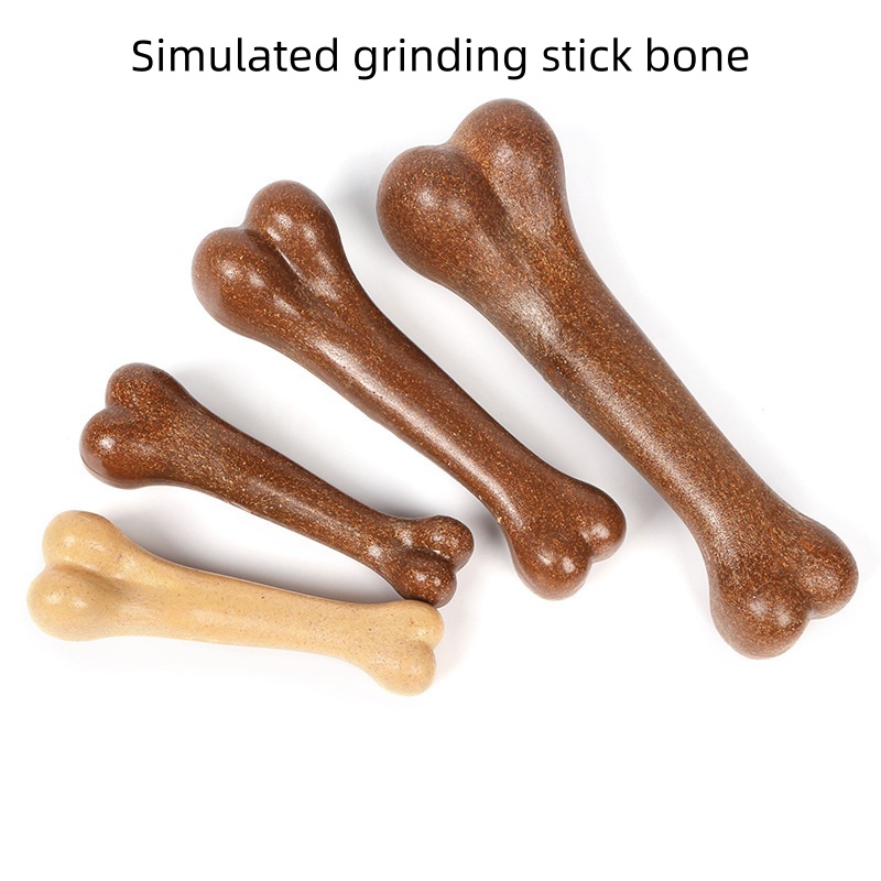 犬用骨型噛むおもちゃ、耐久性のある歯磨きおもちゃ、インタラク - Teeth Cleaning Dog Chew Bone のレビューと価格