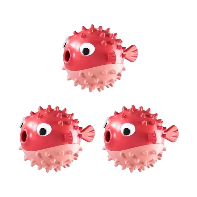 Y1UD 室内犬強化おもちゃセット 魚の形の咀嚼遊びおやつデ - Rubber Treat Dispensing Dog Toy のレビューと価格