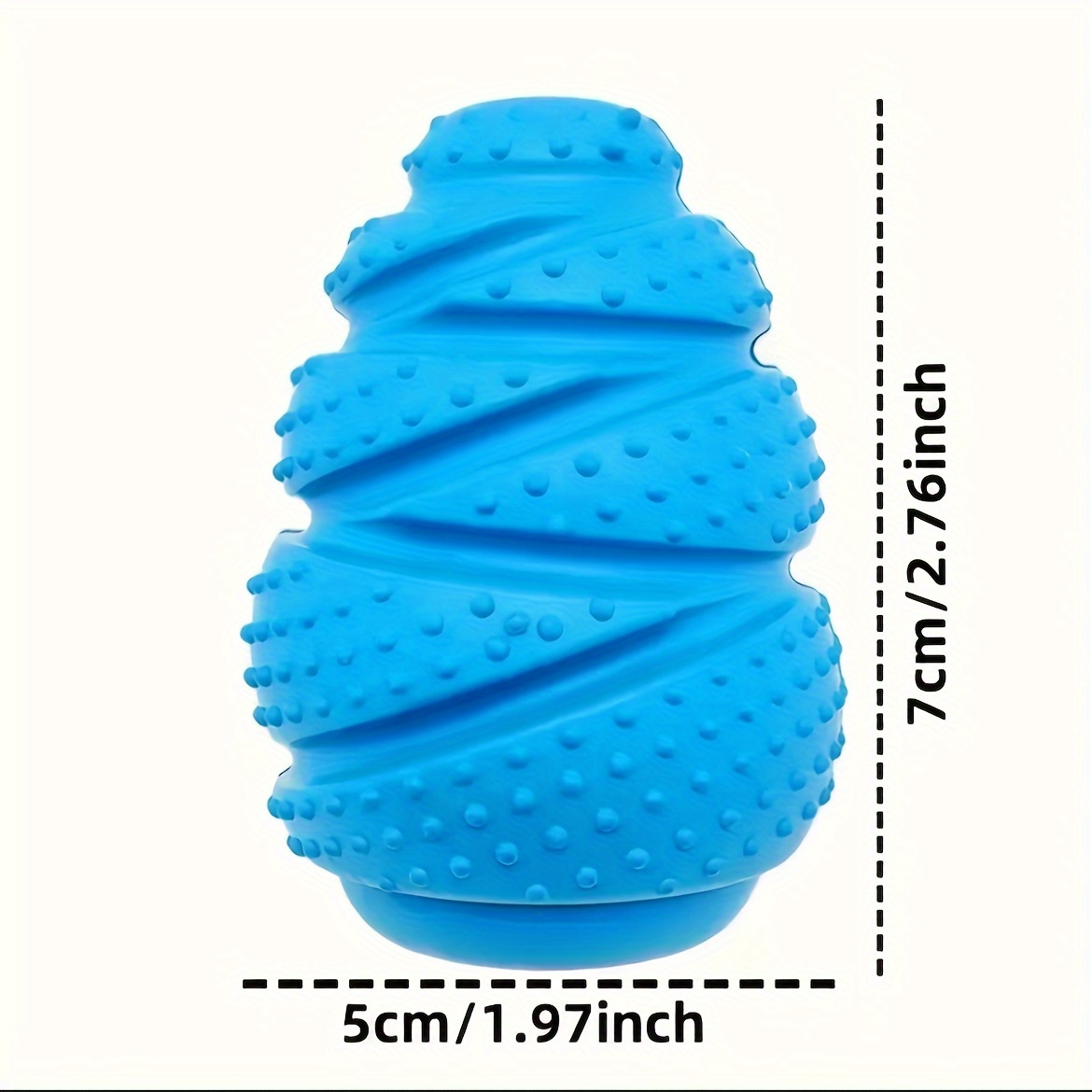 耐久性のあるゴム製犬用噛むおもちゃ おやつディスペンサー付き - Rubber Treat Dispensing Dog Toy のレビューと価格