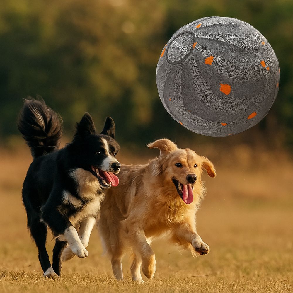 噛みつきに強いスマートドッグトイボール、耐摩耗性、耐久性、自 - Automatic Moving Dog Ball のレビューと価格