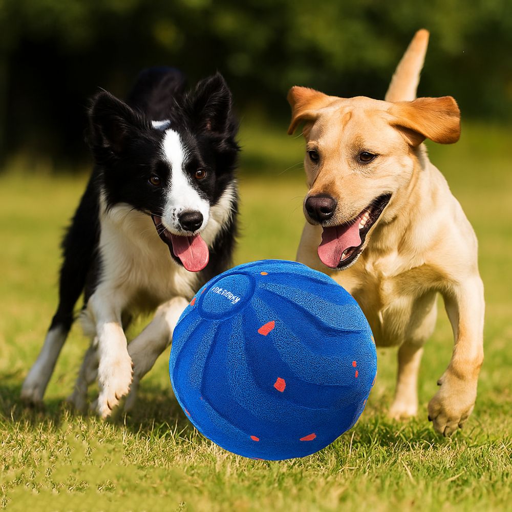 噛みつきに強いスマートドッグトイボール、耐摩耗性、耐久性、自 - Automatic Moving Dog Ball のレビューと価格