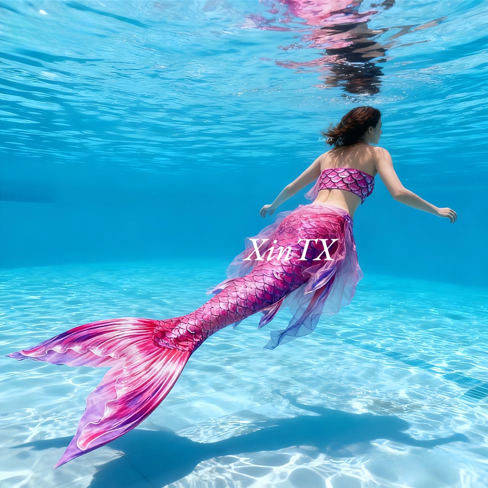 男性と女性のためのカスタムメイドの人魚の尾、人魚コスチューム - Aquarium のレビューと価格