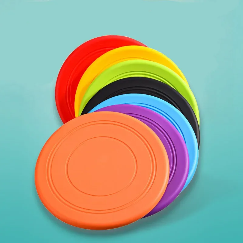 犬と猫のためのシリコン空飛ぶ円盤,面白い空飛ぶディスク,噛み - Flying Disc Dog Training Toy のレビューと価格