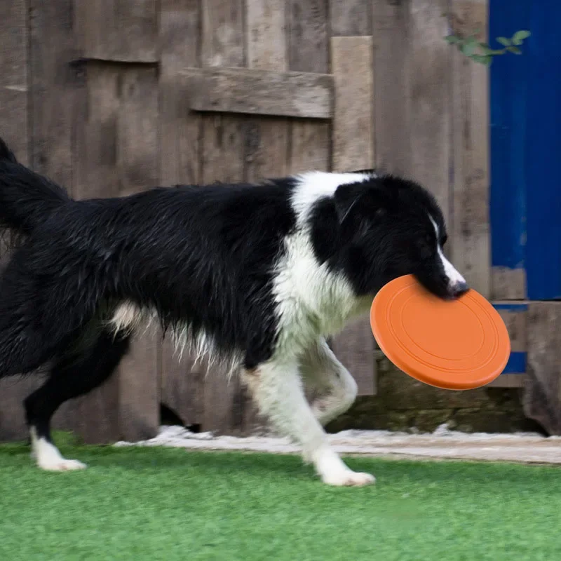 犬と猫のためのシリコン空飛ぶ円盤,面白い空飛ぶディスク,噛み - Flying Disc Dog Training Toy のレビューと価格