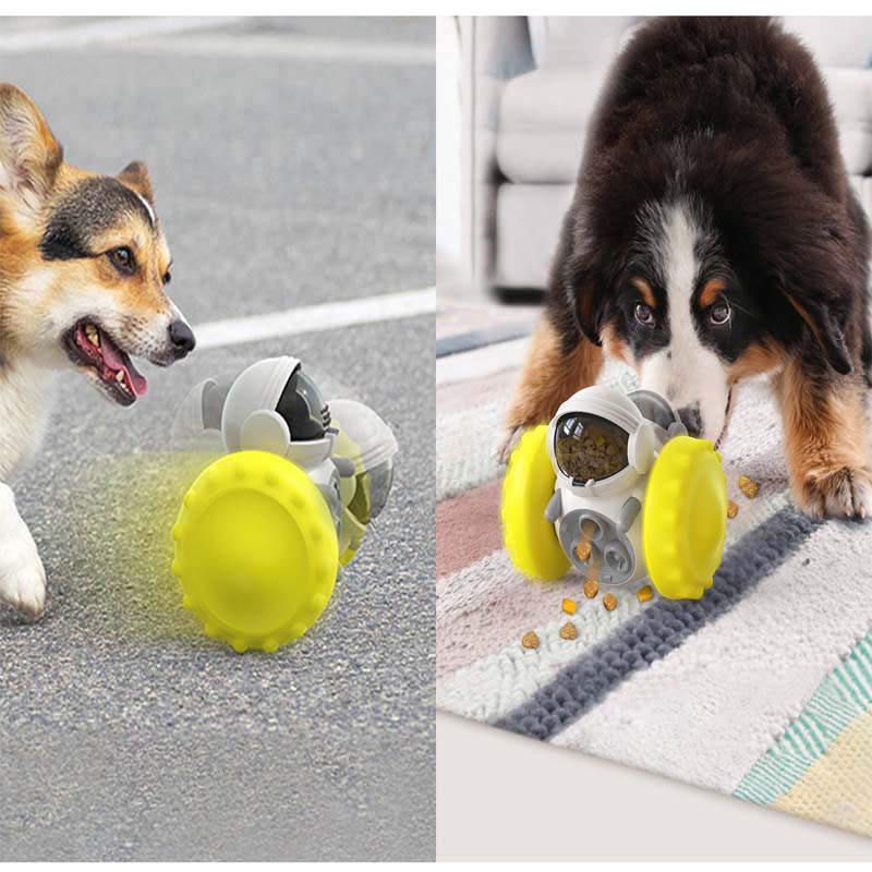 新登場の人気ペット用バランスカー、スローフィーダーおもちゃ、 - Dog Puzzle Feeder Toy のレビューと価格