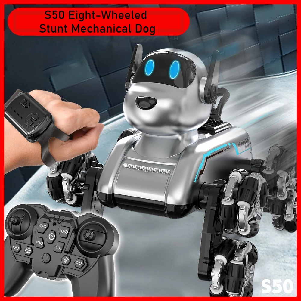S50 インテリジェントロボット犬 ジェスチャー感知 変形  - Dog Toys のレビューと価格