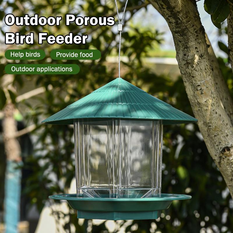 新しい防水ガーデンガゼボ吊り下げ式野鳥用フィーダー屋外用コン - Pet Feeders のレビューと価格