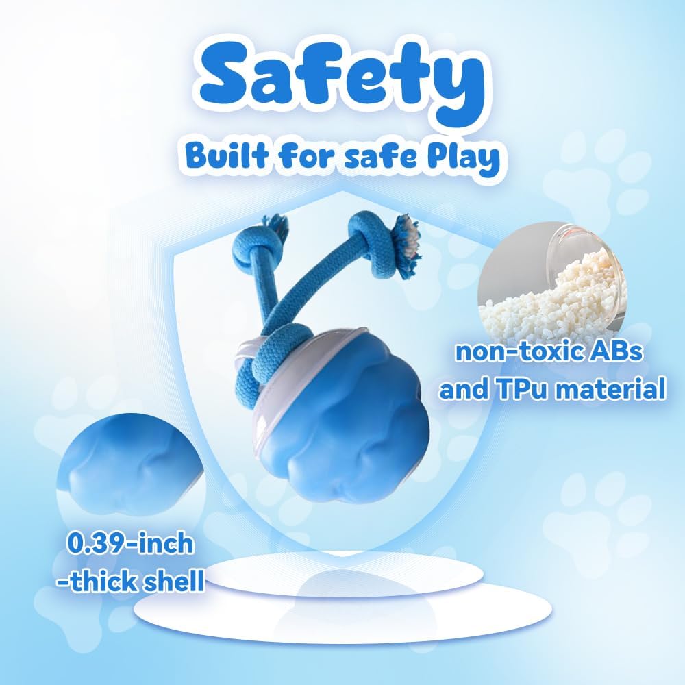 スマートドッグトイ、自動移動ボール、充電式犬用おもちゃ、退屈 - Automatic Moving Dog Ball のレビューと価格