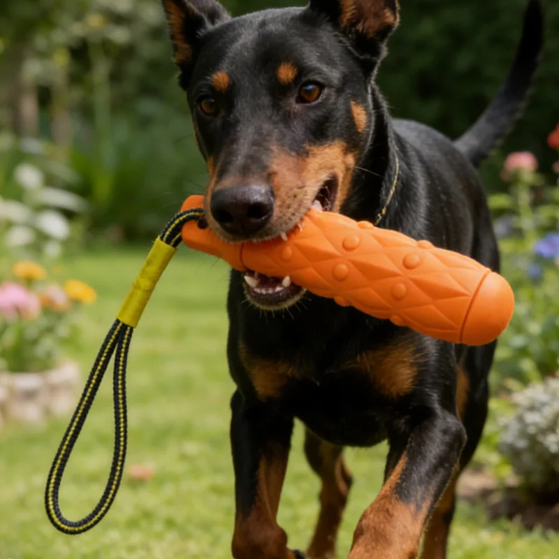 壊れない犬用噛むおもちゃ EVA製ロープ付き頑丈で耐久性のあ - Dog Rope Toy Aggressive Chewers のレビューと価格